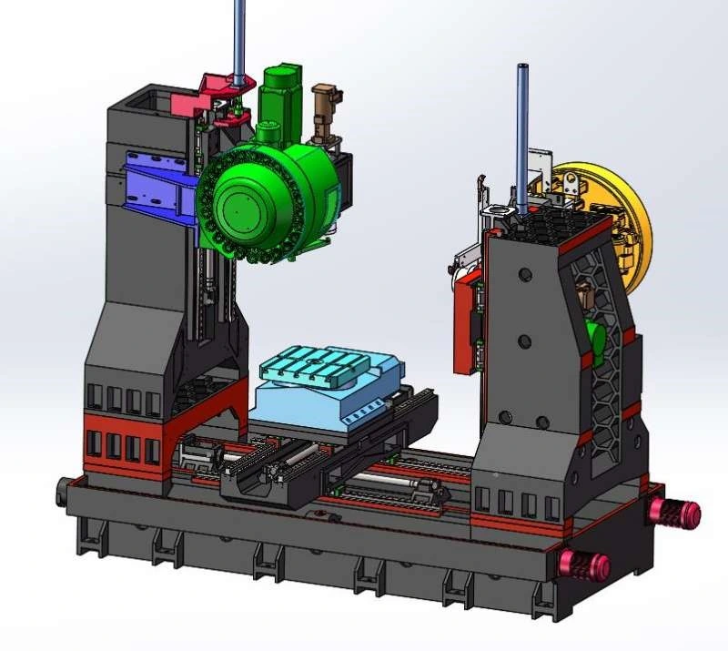 High Rigidity Perfect Precision Inspection CNC Vertical Horizontal Machining Center